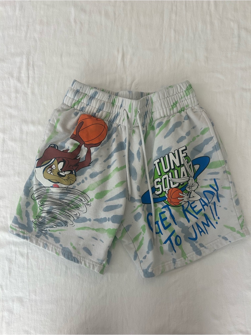 Space Jam Tune Squad Lounge Shorts Men’s Medium Looney Tunes Graphic Short